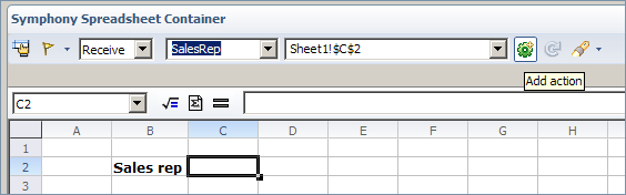 Spreadsheet container