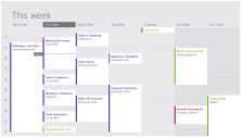 Windows 8 calendar app