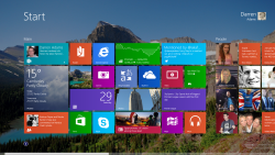 Windows 8.1 start screen