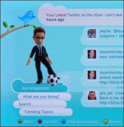 Twitter on the Xbox